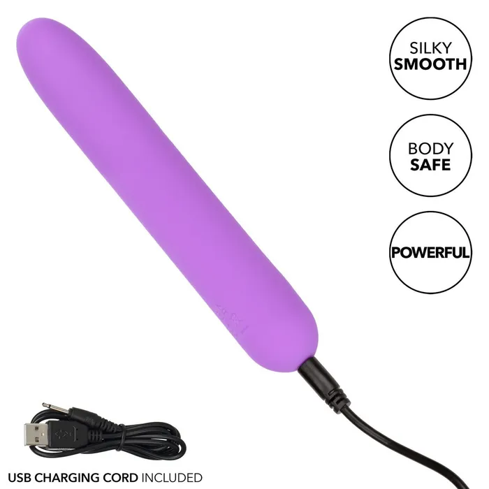 Female Sex Toys | CalExotics Bliss Liquid Silicone Mini G Vibrator - Purple
