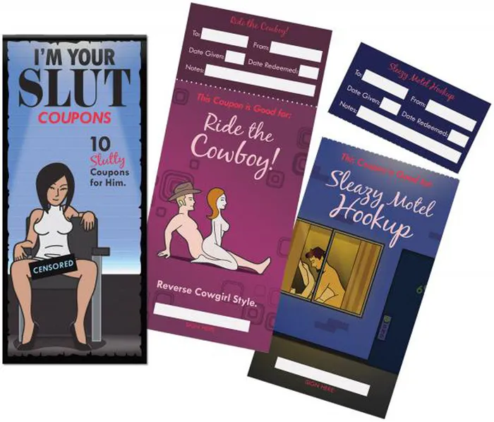 Kheper Games Anal | i'm Your Slut Coupons 10 Slutty Coupons For Him - Set of 10 Vouchers Kheper Games Anal | i'm Your Slut Coupons 10 Slutty Coupons For Him - Set of 10 Vouchers