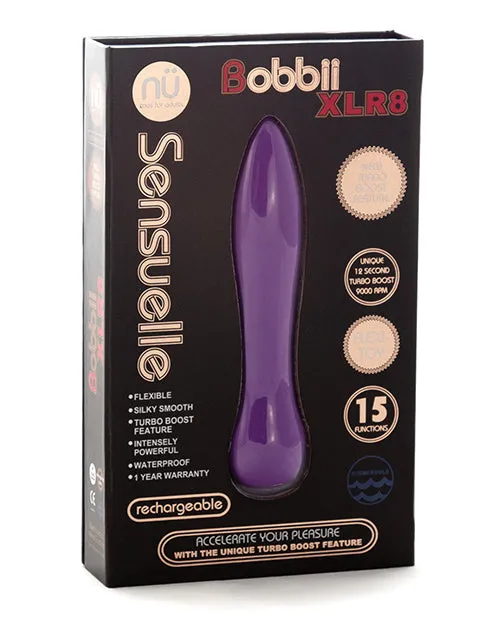 Novel Creations Usa INC Vibrators | Sensuelle Bobbii Flexible Vibrator Xlr8 Turbo Boost