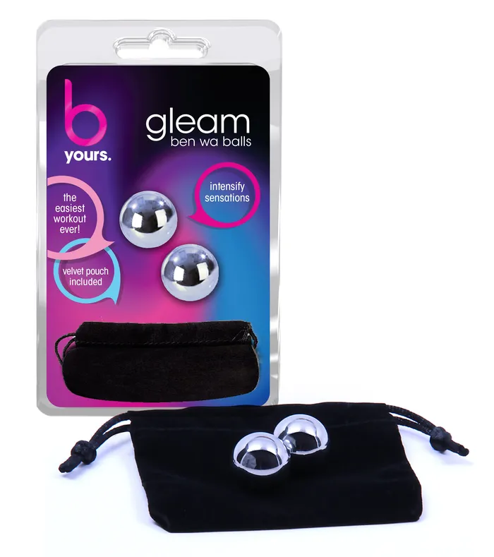 B Yours Gleam Stainless Steel Kegel Balls Blush Novelties Dildos