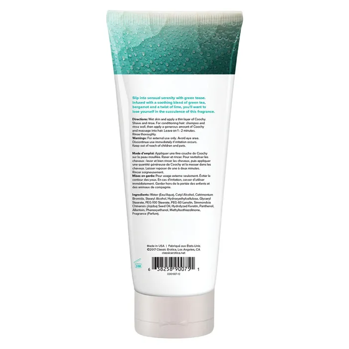 Female Sex Toys Classic Brands Coochy Shave Cream Green Tease 125 Fl Oz