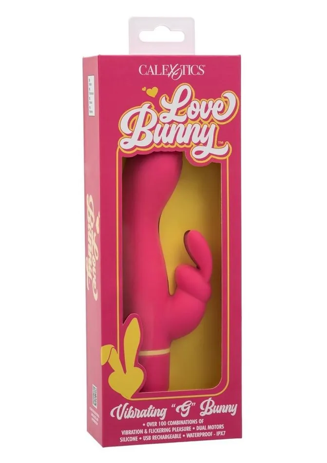 Love Bunny Love Bunny Vibrating G Bunny Rechargeable Silicone Rabbit Vibrator Female Sex Toys