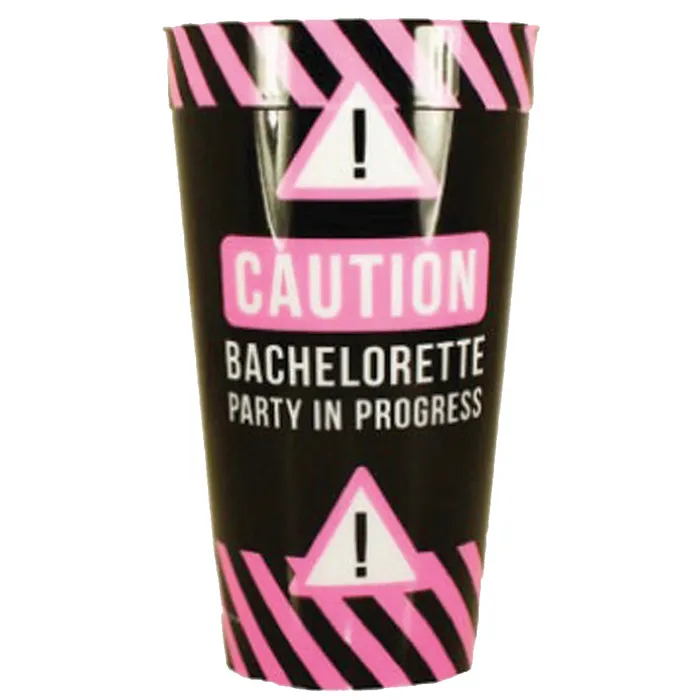 Male Sex Toys Caution Bachelorette Party Plastic Cup Kalan LP