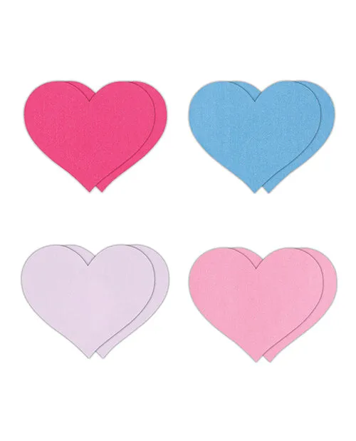 Pretty Pasties Heart II Assorted 4 Pair Ns Novelties INC Anal