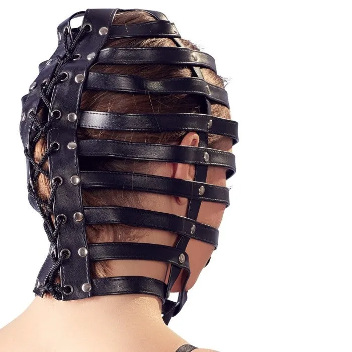Bad Kitty Head Cage Black GRO Male Sex Toys