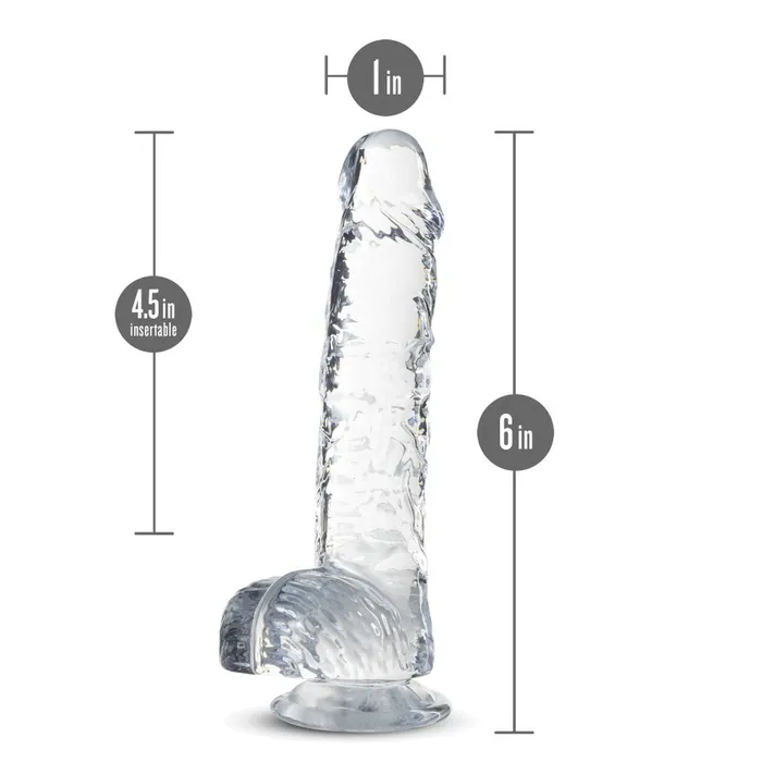 Blush Novelties Naturally Yours 6in Diamond Crystalline Dildo Dildos Blush Novelties Naturally Yours 6in Diamond Crystalline Dildo Dildos