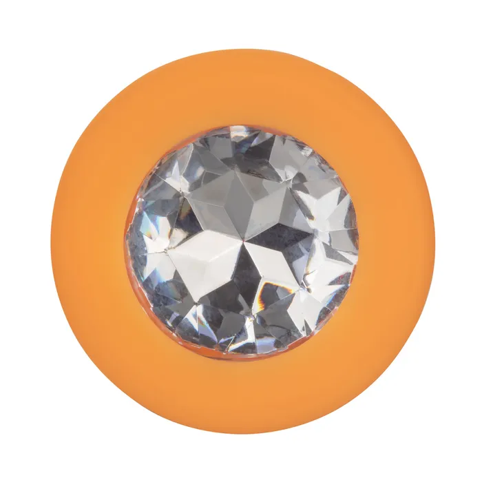 California Exotic Novelties Anal Cheeky Gems 3pc Anal Plug Set in Orange