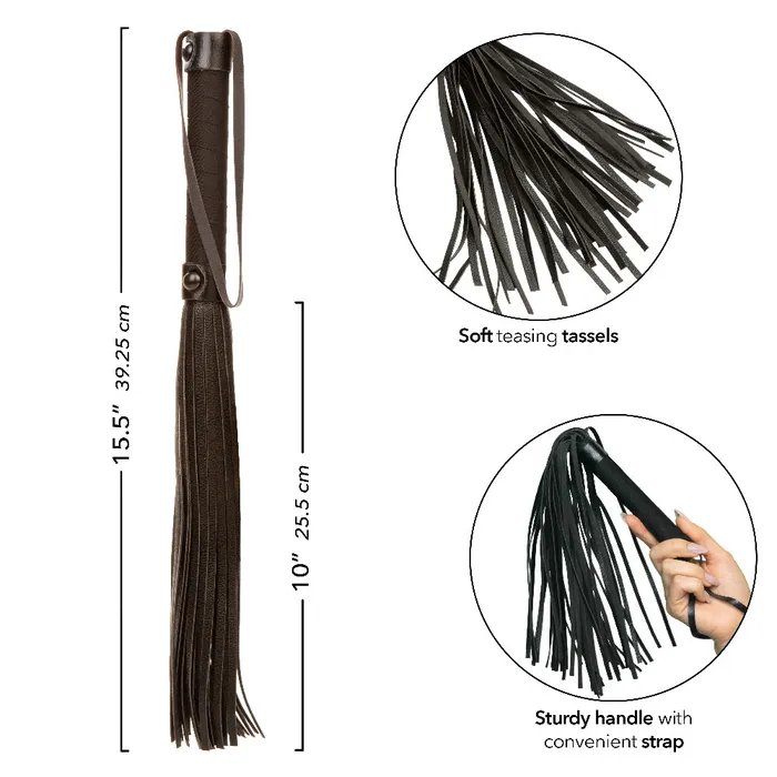 Anal CalExotics Nocturnal Collection Flogger Black Anal CalExotics Nocturnal Collection Flogger Black