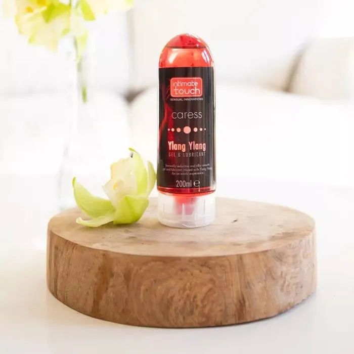Couples Intimate Touch Caress 2In1 Massage Gel Lubricant with YlangYlang 200ml Intimate Touch