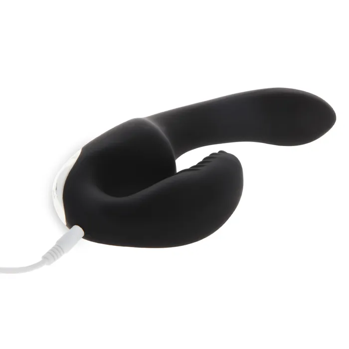 STRAPLESS STRAPON COUPLES TOY BLACK BEDROOM ESSENTIALS Anal