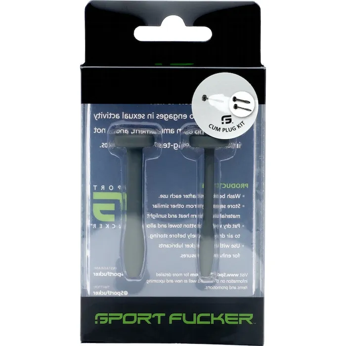 Anal Cum Plug Kit Grey Vibrant Vibes Australia Quality Sex Toys Great Prices