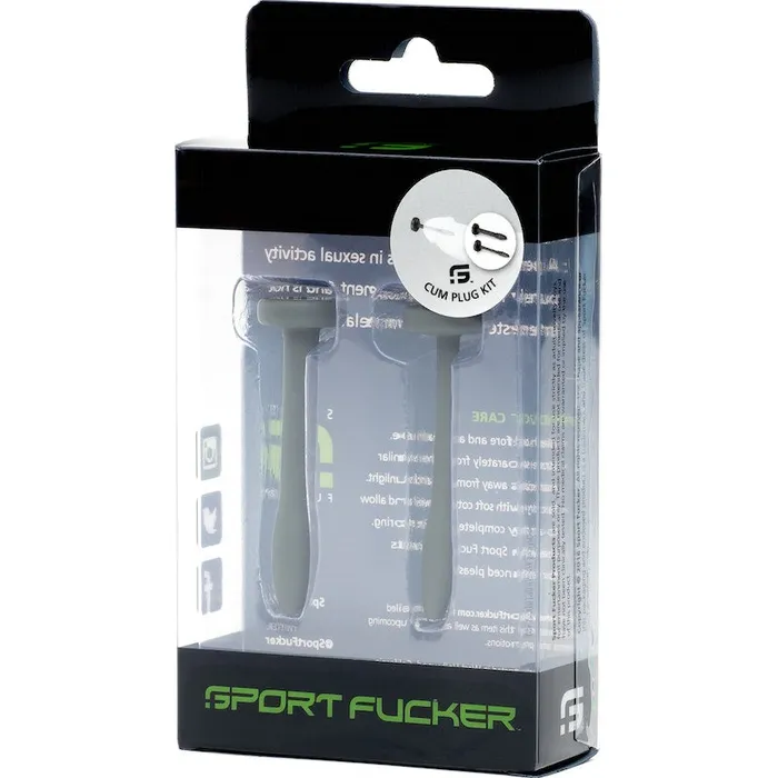 Anal Cum Plug Kit Grey Vibrant Vibes Australia Quality Sex Toys Great Prices
