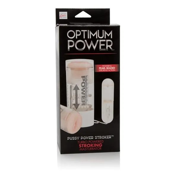 California Exotic Novelties Deluxe Optimum Pussy Power Stroker Male Sex Toys
