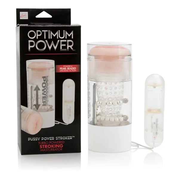 California Exotic Novelties Deluxe Optimum Pussy Power Stroker Male Sex Toys