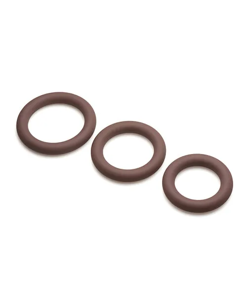 Curve Toys Jock Silicone Cock Ring Set of 3 XR Brands Male Sex Toys