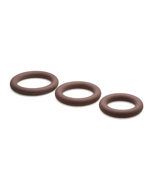 Curve Toys Jock Silicone Cock Ring Set of 3 XR Brands Male Sex Toys
