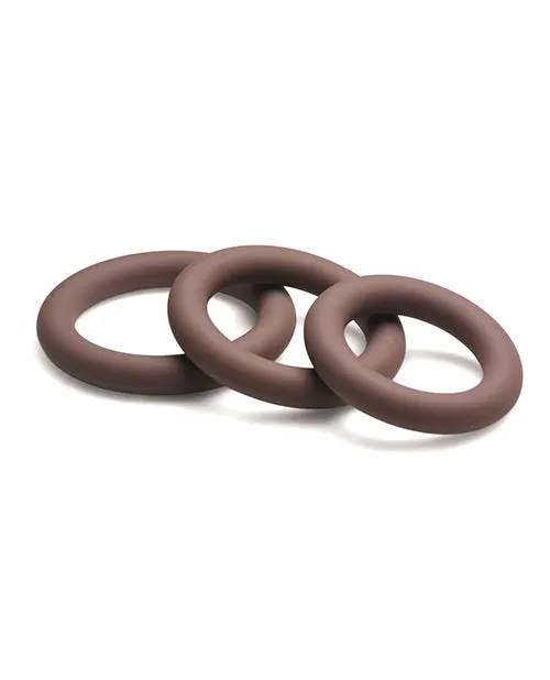 Curve Toys Jock Silicone Cock Ring Set of 3 XR Brands Male Sex Toys