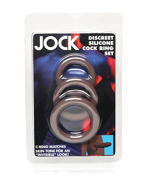 Curve Toys Jock Silicone Cock Ring Set of 3 XR Brands Male Sex Toys
