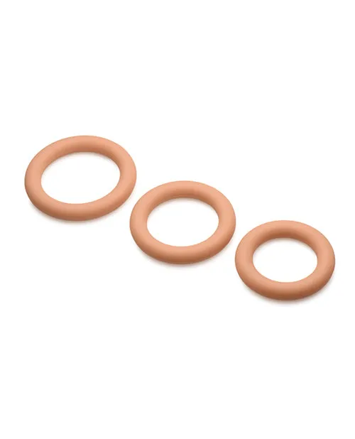 Curve Toys Jock Silicone Cock Ring Set of 3 XR Brands Male Sex Toys