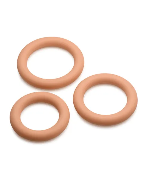 Curve Toys Jock Silicone Cock Ring Set of 3 XR Brands Male Sex Toys