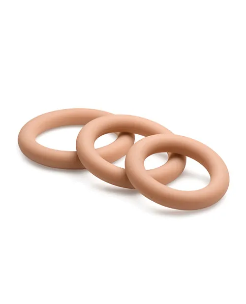 Curve Toys Jock Silicone Cock Ring Set of 3 XR Brands Male Sex Toys
