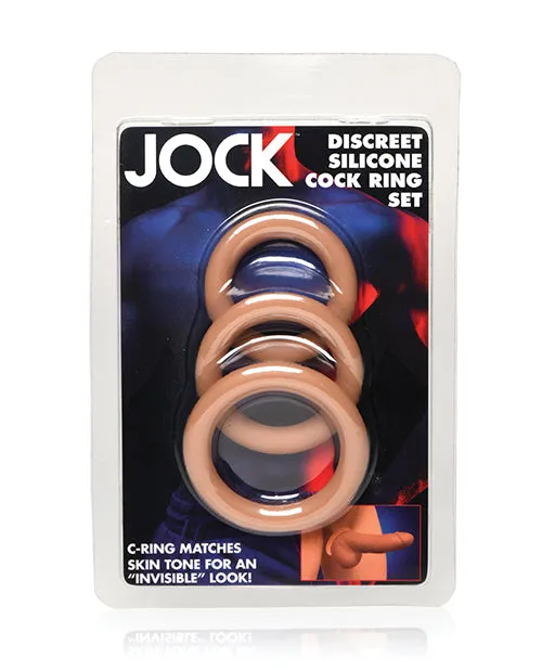 Curve Toys Jock Silicone Cock Ring Set of 3 XR Brands Male Sex Toys