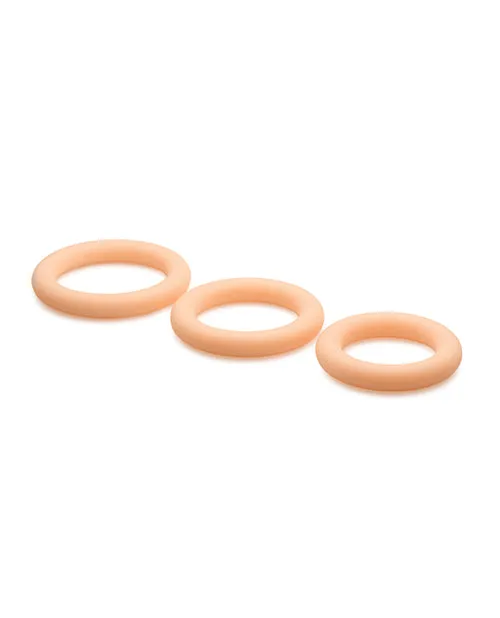 Curve Toys Jock Silicone Cock Ring Set of 3 XR Brands Male Sex Toys