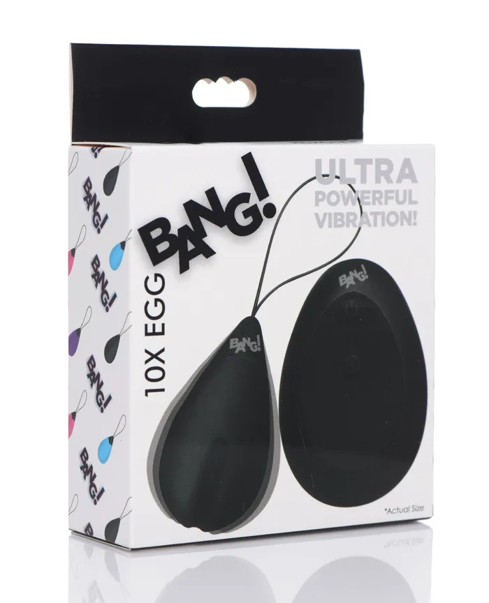 Female Sex Toys Bang 10X Silicone Vibrating Egg XR Brands