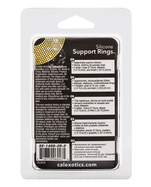 Female Sex Toys CalExotics Silicone Support Rings