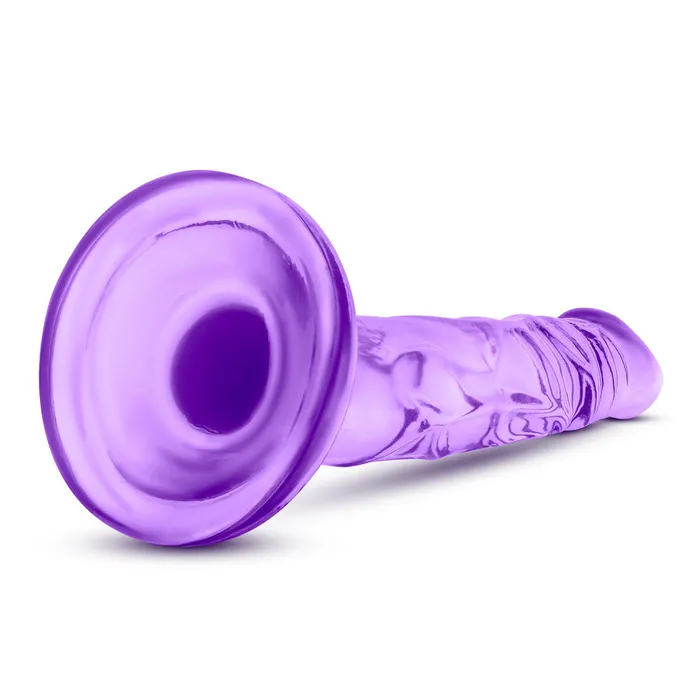 Anal Blush Naturally Yours By Blush Realistic Purple 575Inch Long Dildo With Suction Cup Base