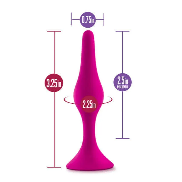 Anal Luxe Beginner Plug Small The Perfect Introduction to Anal Pleasure Blush Novelties