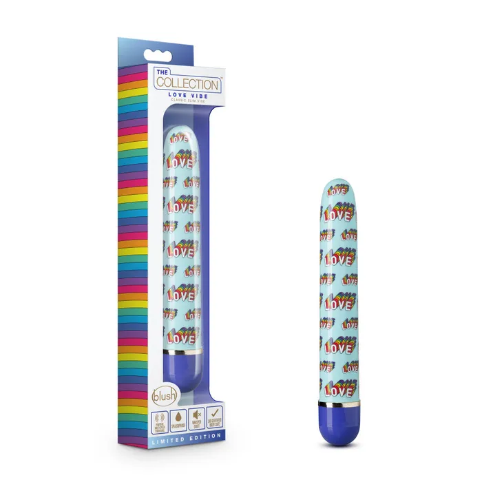 Blush Vibrators The Collection By Blush Love Vibe Blue 7Inch Vibrator