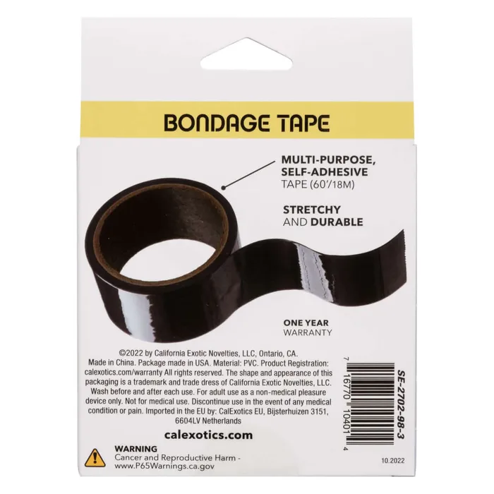 California Exotic Novelties Anal Boundless Bondage Tape Black