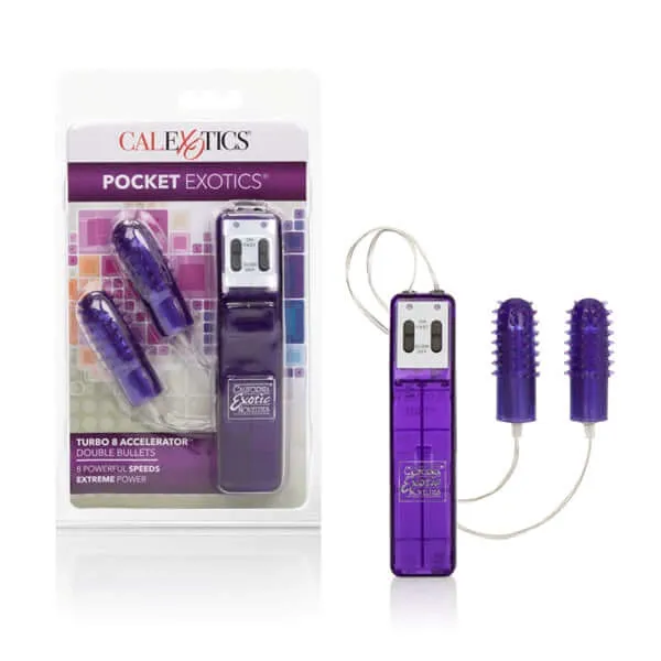 California Exotic Novelties Female Sex Toys urbo 8 Accelerator Double Bullet Vibrator Double the Pleasure Eight Times the Fun California Exotic Novelties Female Sex Toys urbo 8 Accelerator Double Bullet Vibrator Double the Pleasure Eight Times the Fun