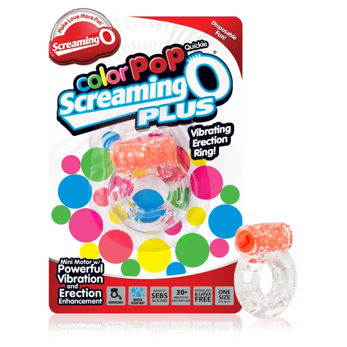 Couples Screaming O The Screaming O Plus Vibrating Erection Ring Longer Lasting Pleasure for Couples