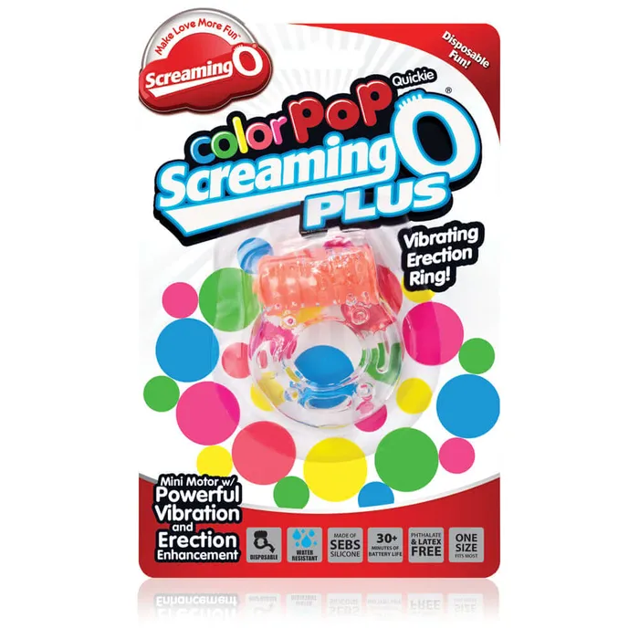 Couples Screaming O The Screaming O Plus Vibrating Erection Ring Longer Lasting Pleasure for Couples