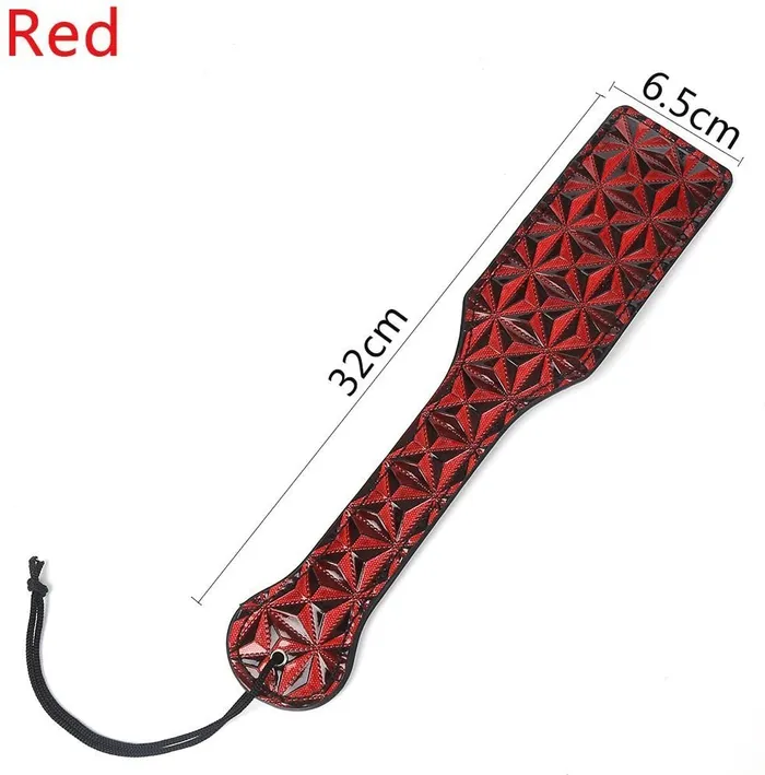 Crimson Tied Steel Enforced Spanking Embossed Paddle GHETTOFF Male Sex Toys