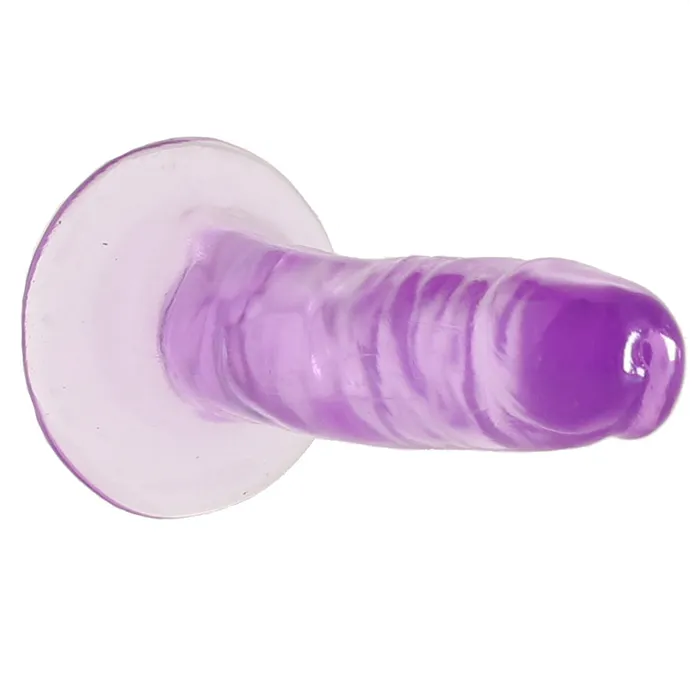 Dildos B Yours Plus Hard n Happy 5 Inch Jelly Dildo in Purple Blush Dildos B Yours Plus Hard n Happy 5 Inch Jelly Dildo in Purple Blush