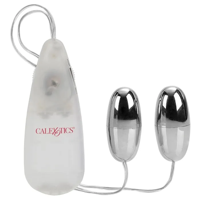 Dildos CAL EXOTICS Pocket Exotics Double BulletsSilver