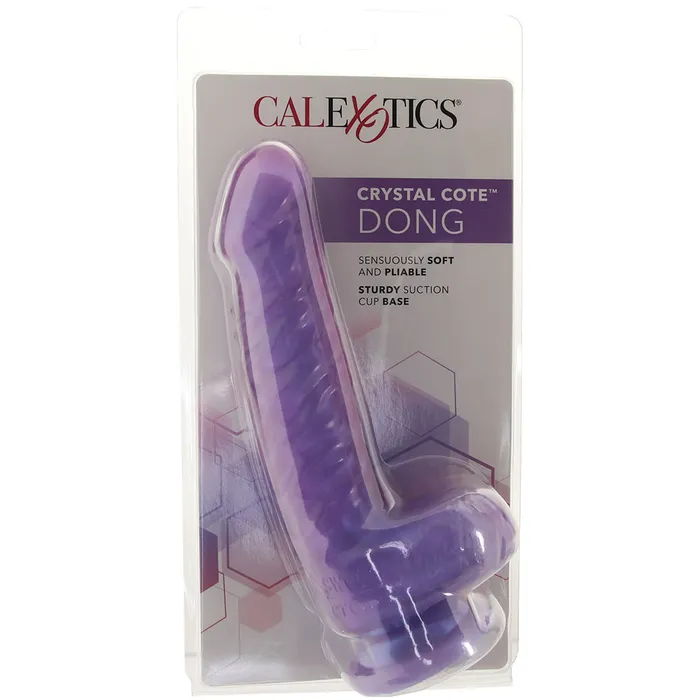 Dildos Crystal Cote Dildo in Purple CalExotics Dildos Crystal Cote Dildo in Purple CalExotics