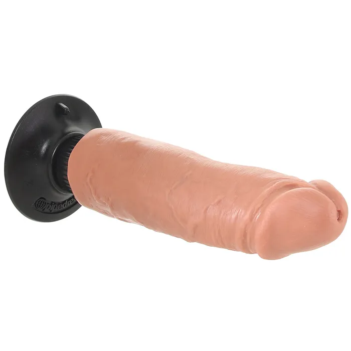 Dildos Pipedream King Cock 6 Inch Vibrating Suction Dildo in Tan
