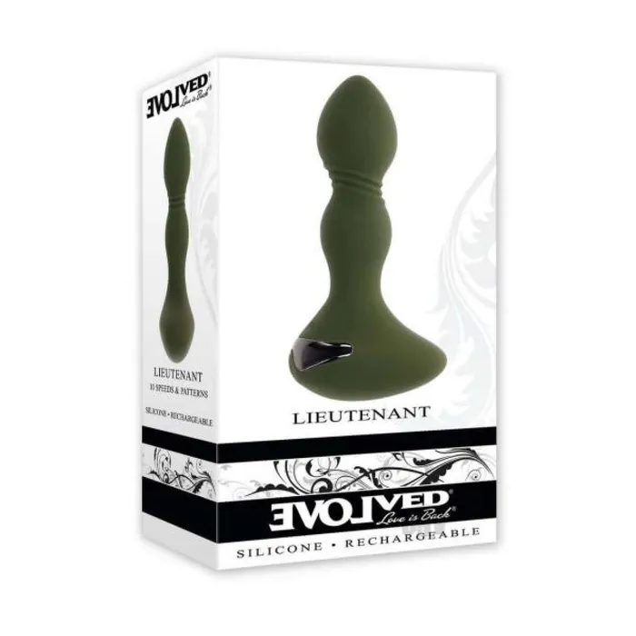Evolved Novelties Evolved Lieutenant Vibrating Plug 10 Speeds Patterns USB Rechargeable Anal Evolved Novelties Evolved Lieutenant Vibrating Plug 10 Speeds Patterns USB Rechargeable Anal