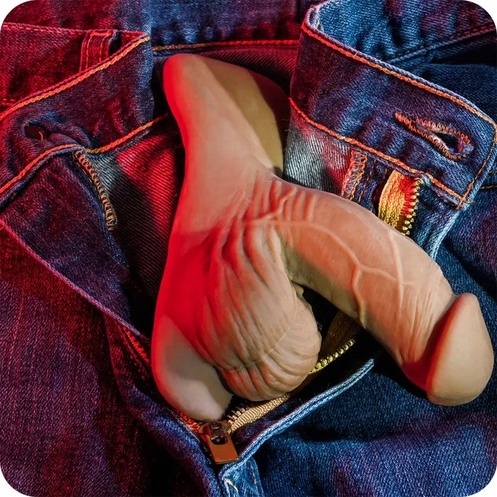 Evolved Novelties Gender X 4 Inch Squishy Packer in Dark Anal