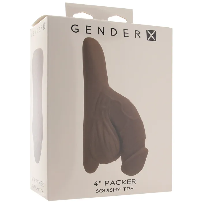 Evolved Novelties Gender X 4 Inch Squishy Packer in Dark Anal