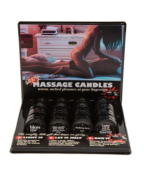 Kama Sutra Couples Massage Candle 2 Oz prepack display 24