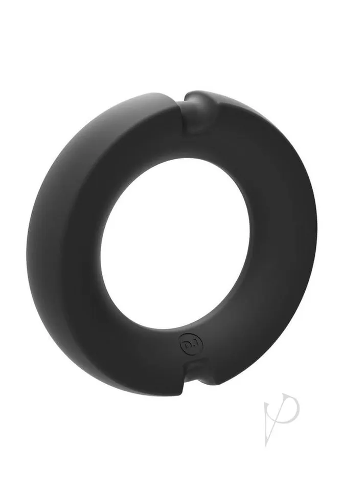 Male Sex Toys Doc Johnson Enterprises Merci Silicone Metal Cock Ring 35mm Ultimate Pleasure and Comfort