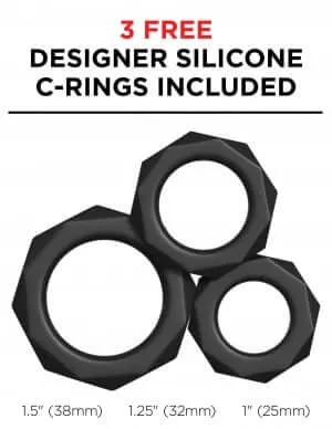 Male Sex Toys Pipedream Products PDX Elite EZ Grip Stroker Clear