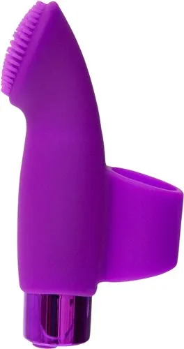 Naughty Nubbies Purple Powerbullet Rechargeable Silicone Finger Massager BMS Enterprises Female Sex Toys