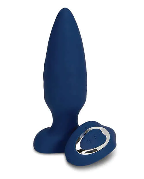 Nu Sensuelle Anal Sensuelle Andii Roller Motion Navy Blue Vibrating Anal Plug