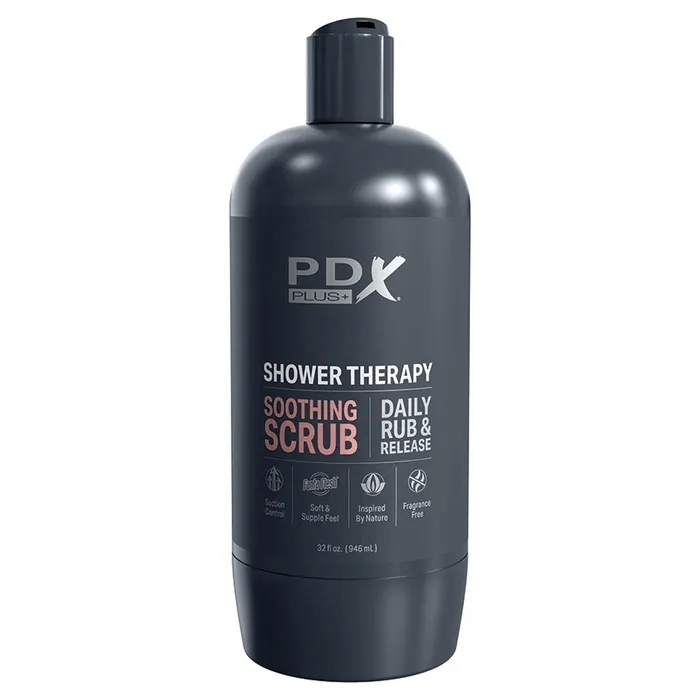 PIPEDREAM PDX Plus Shower Therapy Soothing ScrubTan Male Sex Toys